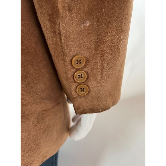 Jones NY Vintage Suede Jacket Tan 44R Leather - Picture 8 of 16